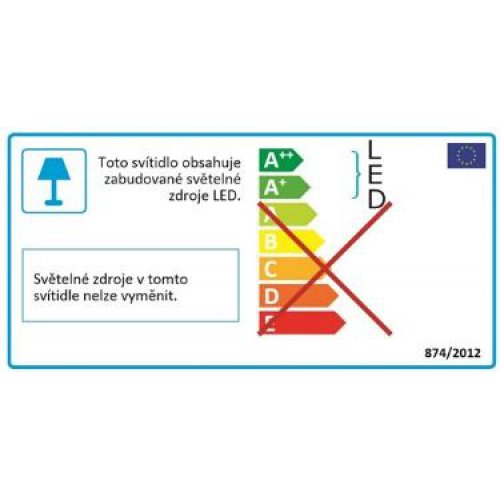 Searchlight EU6489BK Conical stojací LED lampa černá - obrázek