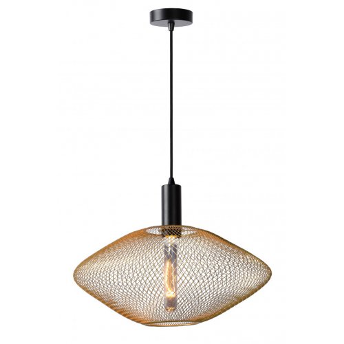 LUCIDE MESH Pendant E27/40W Gold závěsné svítidlo, lustr - obrázek