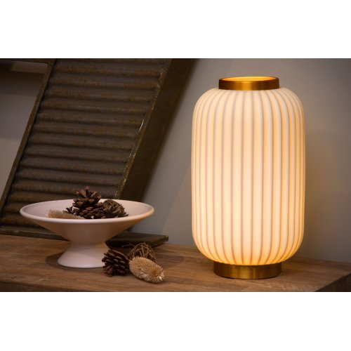 LUCIDE GOSSE Table lamp E14/40W H33.7  White stolní lampa - obrázek