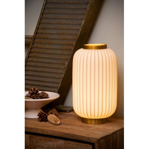 LUCIDE GOSSE Table lamp E14/40W H33.7  White stolní lampa - obrázek