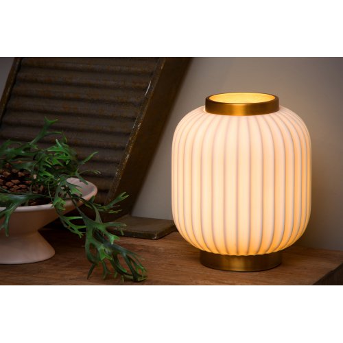 LUCIDE GOSSE Table lamp E14/40W H23.8  White stolní lampa - obrázek