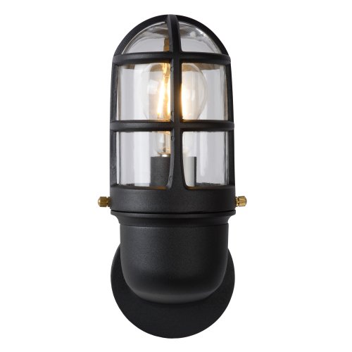 LUCIDE DUDLEY Outside Wall Light Down IP44 E27/60W Black venkovní svítidlo - obrázek