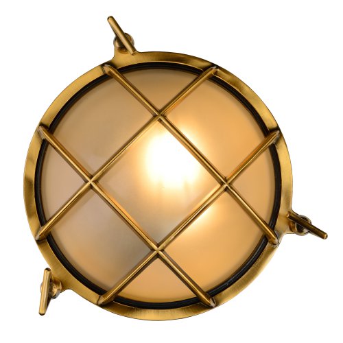 LUCIDE DUDLEY Outside Wall Light Round IP65 E27/60W Mat venkovní svítidlo - obrázek