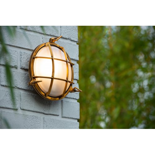 LUCIDE DUDLEY Outside Wall Light Round IP65 E27/60W Mat venkovní svítidlo - obrázek