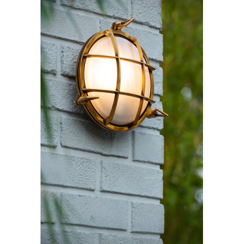 LUCIDE DUDLEY Outside Wall Light Round IP65 E27/60W Mat venkovní svítidlo - obrázek