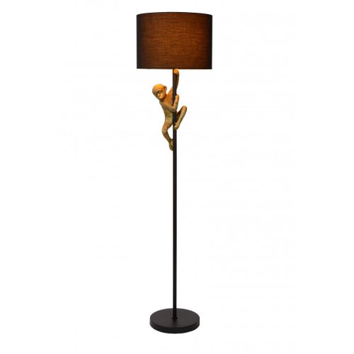 LUCIDE CHIMP Floor lamp E27/60W H150cm Black / Gold stojací lampa