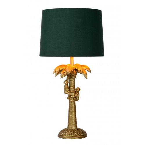 LUCIDE COCONUT Table lamp E27/40W H50cm Gold / Green stolní lampa