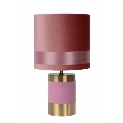 LUCIDE FRIZZLE Table lamp  E14/40W H32cm Pink stolní lampa - obrázek