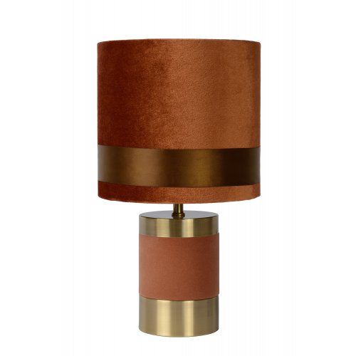 LUCIDE FRIZZLE Table lamp  E14/40W H32cm Brown stolní lampa - obrázek