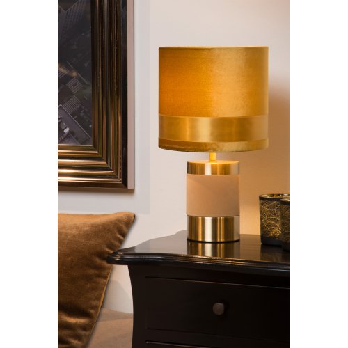 LUCIDE FRIZZLE Table lamp  E14/40W H32cm Ochre stolní lampa - obrázek