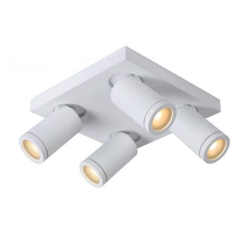 LUCIDE TAYLOR Ceiling Spotlight 4x GU10/5W IP44 DTW  Whit bodové svítidlo, bodovka - obrázek