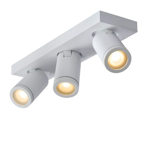LUCIDE TAYLOR Ceiling Spotlight 3x GU10/5W IP44 DTW  Whit bodové svítidlo, bodovka - obrázek