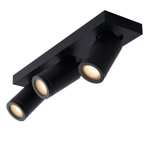LUCIDE TAYLOR Ceiling Spotlight 3x GU10/5W IP44 DTW  Blac bodové svítidlo, bodovka - obrázek