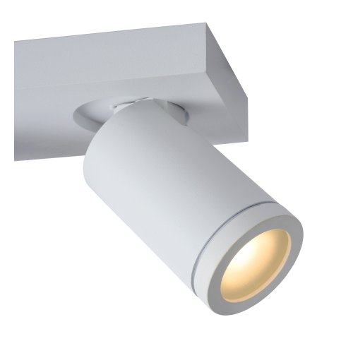 LUCIDE TAYLOR Ceiling Spotlight 2x GU10/5W IP44 DTW  Whit bodové svítidlo, bodovka - obrázek