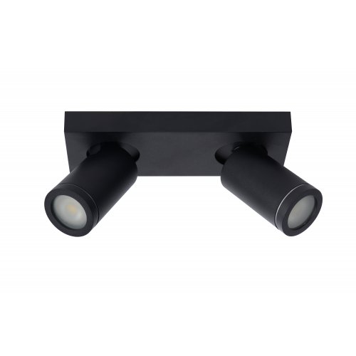 LUCIDE TAYLOR Ceiling Spotlight 2x GU10/5W IP44 DTW  Blac bodové svítidlo, bodovka - obrázek