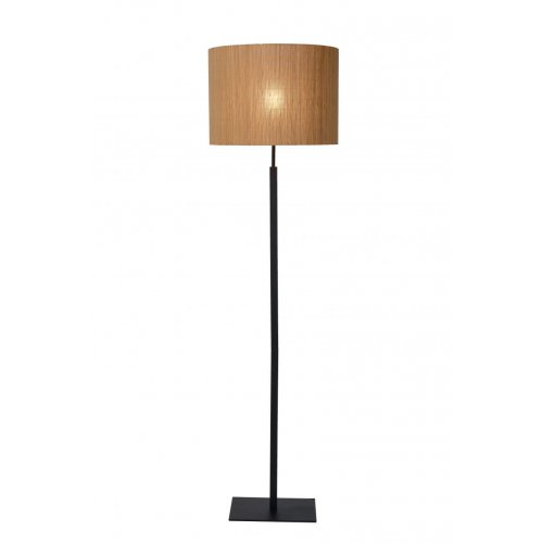 LUCIDE MAGIUS Floorlamp Rattan E27/40W H160 Blackt/nature stojací lampa - obrázek