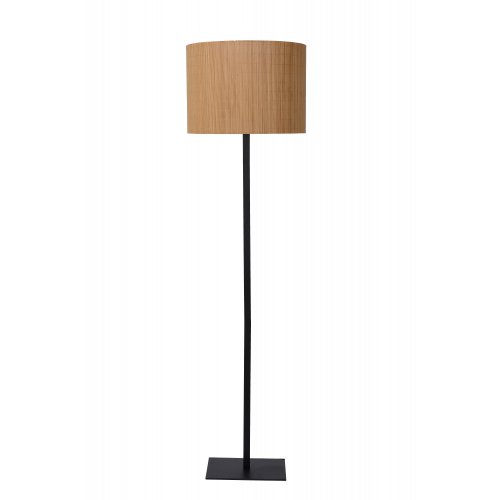 LUCIDE MAGIUS Floorlamp Rattan E27/40W H160 Blackt/nature stojací lampa - obrázek