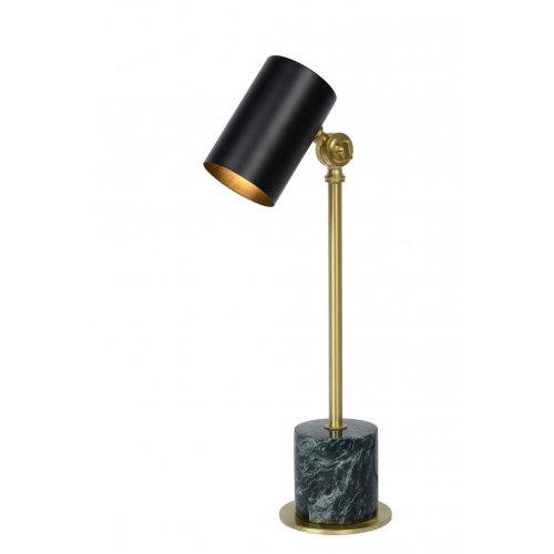 LUCIDE BRANDON Desk Lamp E14/40W Black/Brass stolní lampa - obrázek