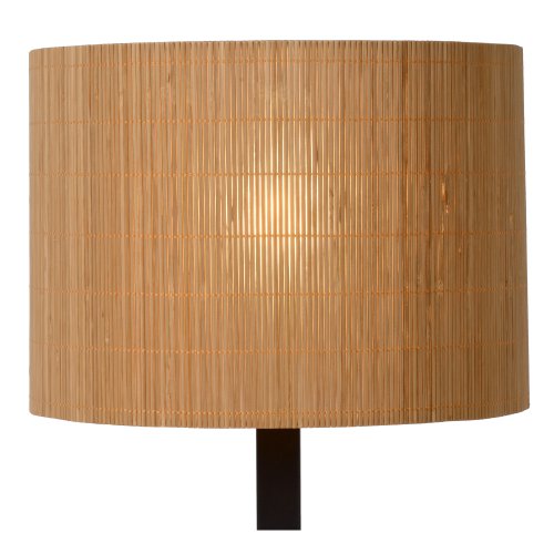 LUCIDE MAGIUS Table lamp Rattan E27/40W H52 Black/nature stolní lampa - obrázek