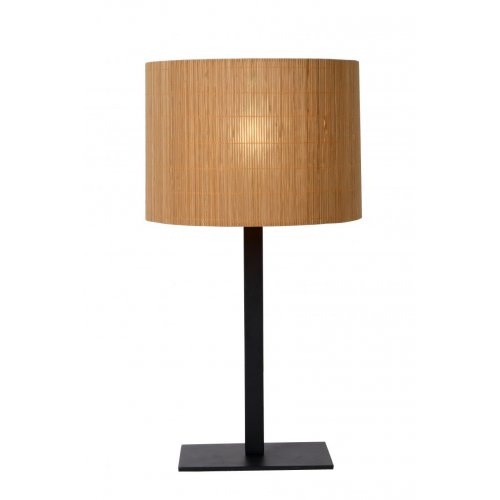 LUCIDE MAGIUS Table lamp Rattan E27/40W H52 Black/nature stolní lampa