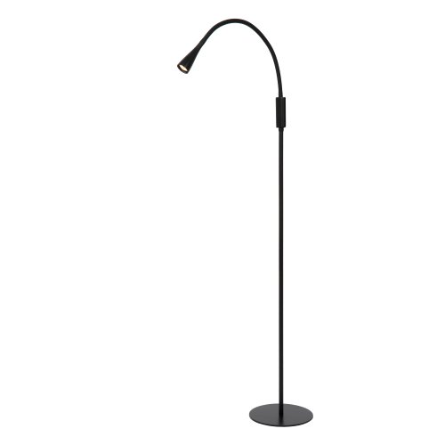 LUCIDE ZOZY Reading lamp Led 3W Black stojací lampa - obrázek