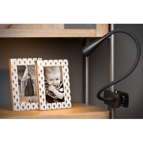 LUCIDE ZOZY Clamp Lamp Led 3W Black stolní lampa - obrázek