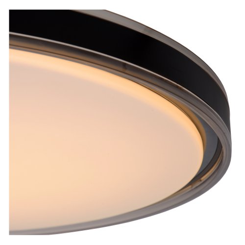 LUCIDE SILAS Ceiling Light  Black/Smoke - obrázek