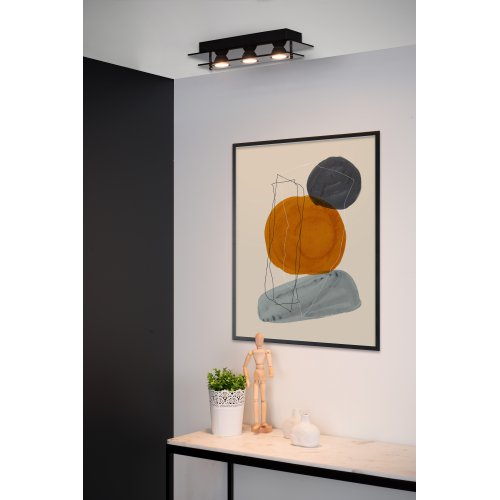 LUCIDE OKNO Ceiling Light Rectangle Black - obrázek