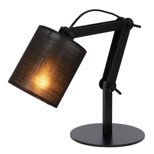 LUCIDE TAMPA Table lamp E27/40W Black stolní lampa - obrázek