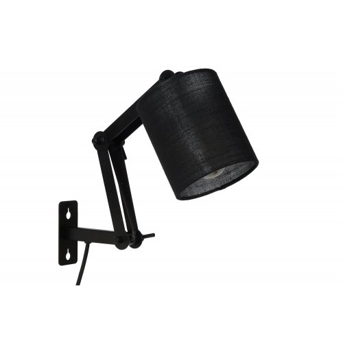 LUCIDE TAMPA Wall Light E27/40W Black nástěnné svítidlo - obrázek