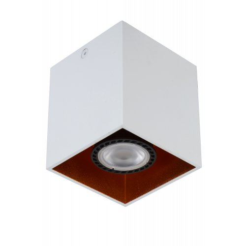 LUCIDE BODIBIS Ceiling spotlight Square 1xGU10/50W White bodové svítidlo, bodovka - obrázek