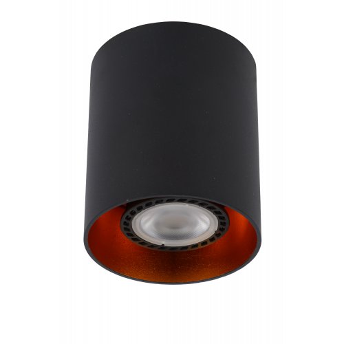 LUCIDE BODIBIS Ceiling spotlight Round 1xGU10/50W Black bodové svítidlo, bodovka - obrázek