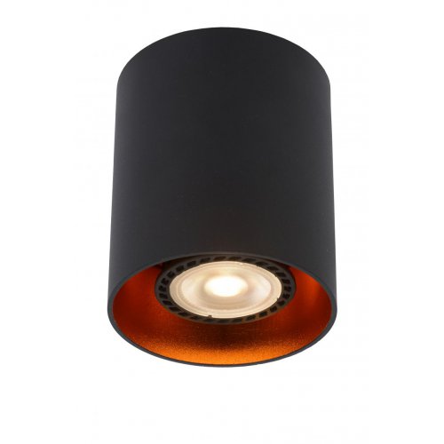 LUCIDE BODIBIS Ceiling spotlight Round 1xGU10/50W Black bodové svítidlo, bodovka