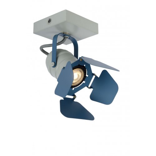 LUCIDE PICTO Ceililng spotlight 1xGU10/5W incl  Blue bodové svítidlo, bodovka - obrázek