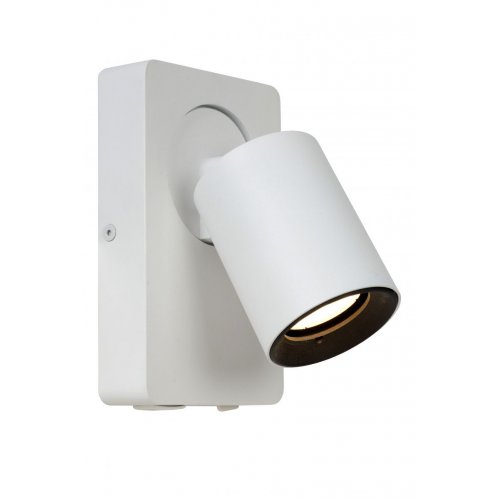 LUCIDE NIGEL Wall spotlight 1xGU10/5W + USB White venkovní svítidlo - obrázek