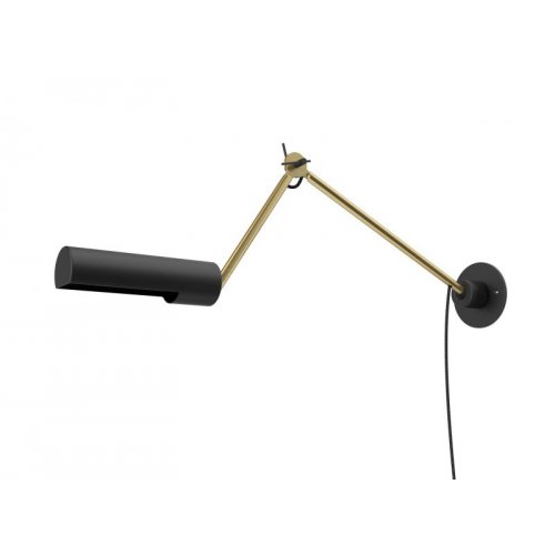 LUCIDE SLENDER Wall Light  E27/25W Black nástěnné svítidlo - obrázek