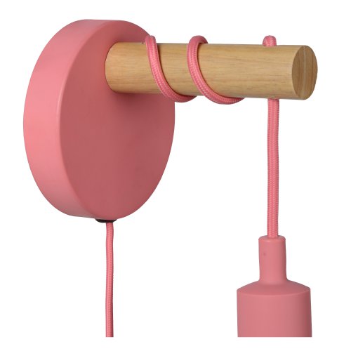 LUCIDE PAULIEN Walllight 1xE27 60W Pink nástěnné svítidlo - obrázek