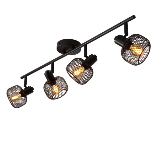 LUCIDE MAREN Ceiling spotlight 4x E14 Black bodové svítidlo, bodovka - obrázek