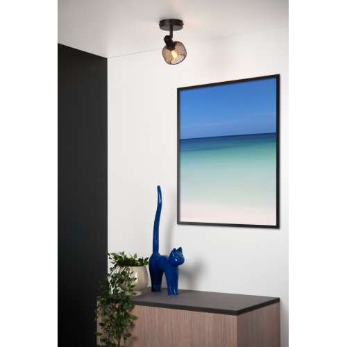 LUCIDE MAREN Wall spotlight E14 Black bodové svítidlo, bodovka - obrázek