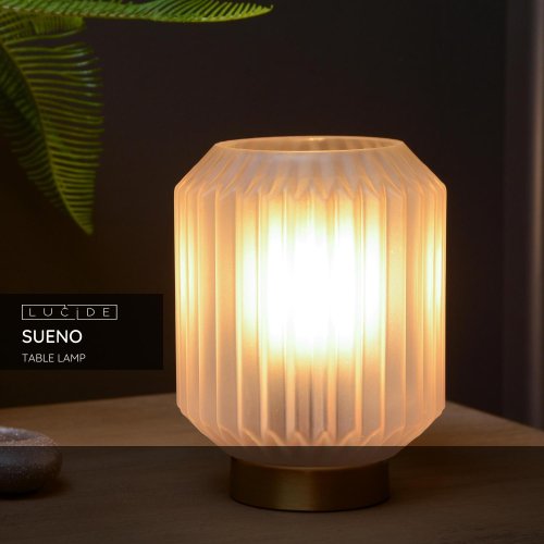 LUCIDE SUENO Table Lamp E14/40W White stolní lampa - obrázek