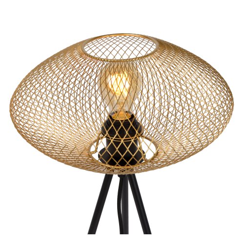 LUCIDE MESH Tablelamp E27/40W Matt gold stolní lampa - obrázek