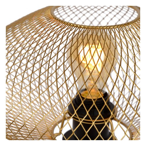 LUCIDE MESH Tablelamp E27/40W Matt gold stolní lampa - obrázek