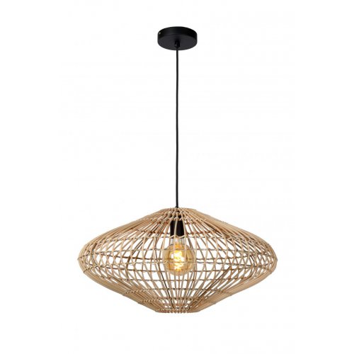 LUCIDE MAGALI Pendant E27/40W Natural Rotan závěsné svítidlo, lustr - obrázek