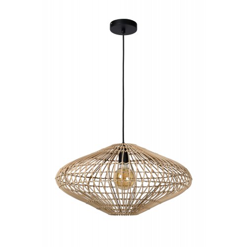 LUCIDE MAGALI Pendant E27/40W Natural Rotan závěsné svítidlo, lustr - obrázek