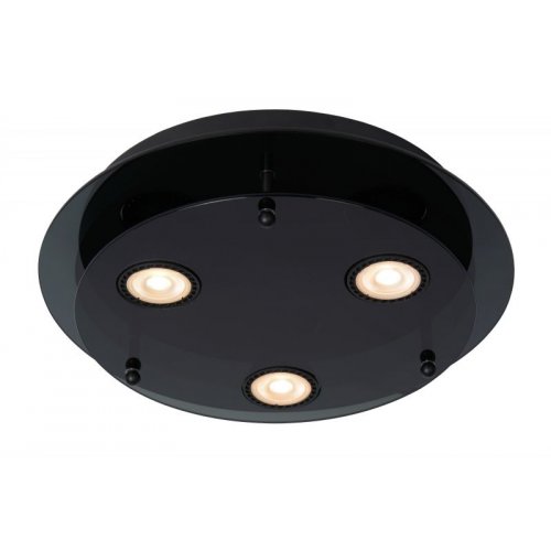 LUCIDE OKNO Ceiling Light Round Black - obrázek