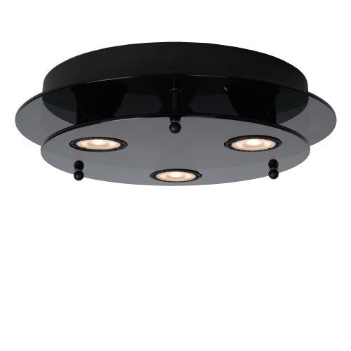 LUCIDE OKNO Ceiling Light Round Black - obrázek
