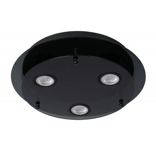 LUCIDE OKNO Ceiling Light Round Black - obrázek