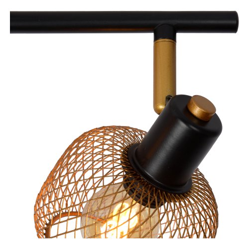 LUCIDE MAREN Ceiling spotlight 4x E14 Gold / Black bodové svítidlo, bodovka - obrázek