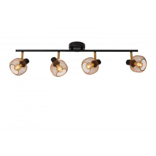 LUCIDE MAREN Ceiling spotlight 4x E14 Gold / Black bodové svítidlo, bodovka