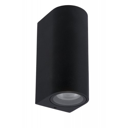 LUCIDE ZARO Ceilig spotlight Bathroom Round 2xGU10 Black nástěnné svítidlo - obrázek